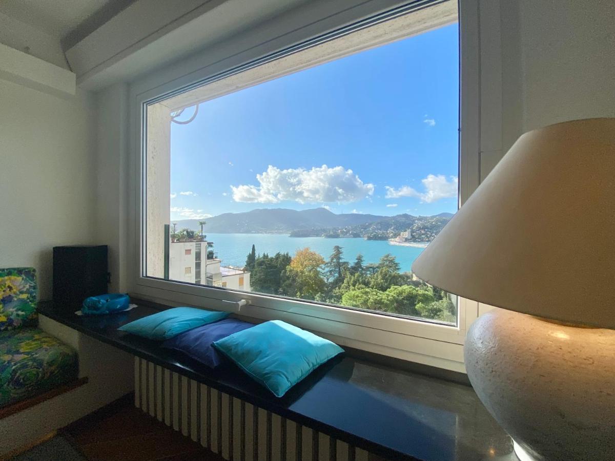 Welcome Riviera - Paradiso 12-Ultimo Restauro Nel 2025-Vista Mare Stupenda-Balcone Con Vista Meravigliosa Piu' Terrazza Solarium Sovrastante Di 70 Mq Esterna Rapallo Bagian luar foto