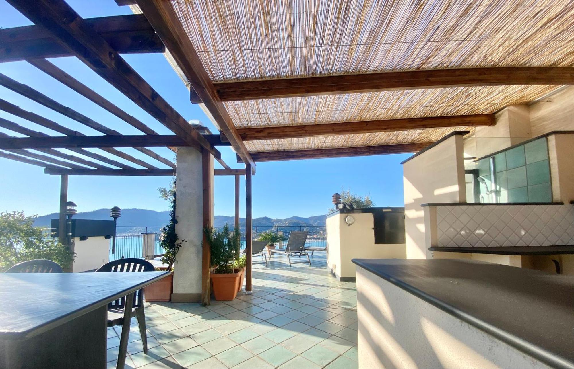 Welcome Riviera - Paradiso 12-Ultimo Restauro Nel 2025-Vista Mare Stupenda-Balcone Con Vista Meravigliosa Piu' Terrazza Solarium Sovrastante Di 70 Mq Esterna Rapallo Bagian luar foto
